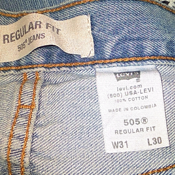 ๐ - Leviโs 505 Jeans 31 X 30 EUC - Picture 3 of 16